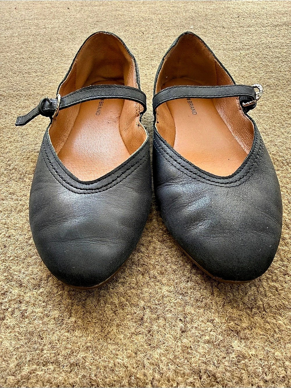 Lucky Brand Navy Blue Mary Jane Flats